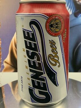 Vintage Beer Can Premium Genesee Beer Cold Aged Tab Empty